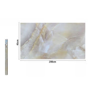 Trade Shop - Rotolo Pellicola Adesiva Per Parete Effetto Marmo 45cmx2mt Mobili Cassetti 71256 -