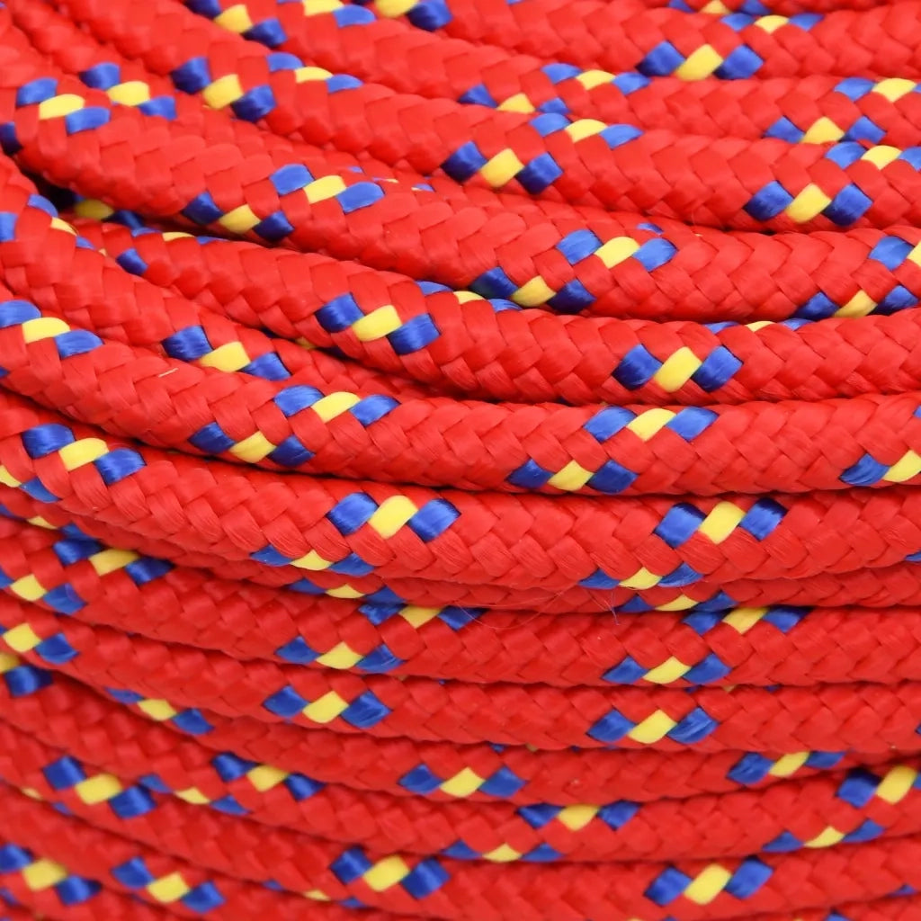 Corda per barca Rossa 10 mm 500 m in Polipropilene 152404