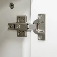 Vinsetto Armadietto per Documenti con Serratura, Armadio da Ufficio con 2 Ante e 2 Ripiani, Mobiletto Multiuso Portaoggetti con Maniglia in Lega di Alluminio, per Casa Ufficio, 80x40x80 cm, Bianco