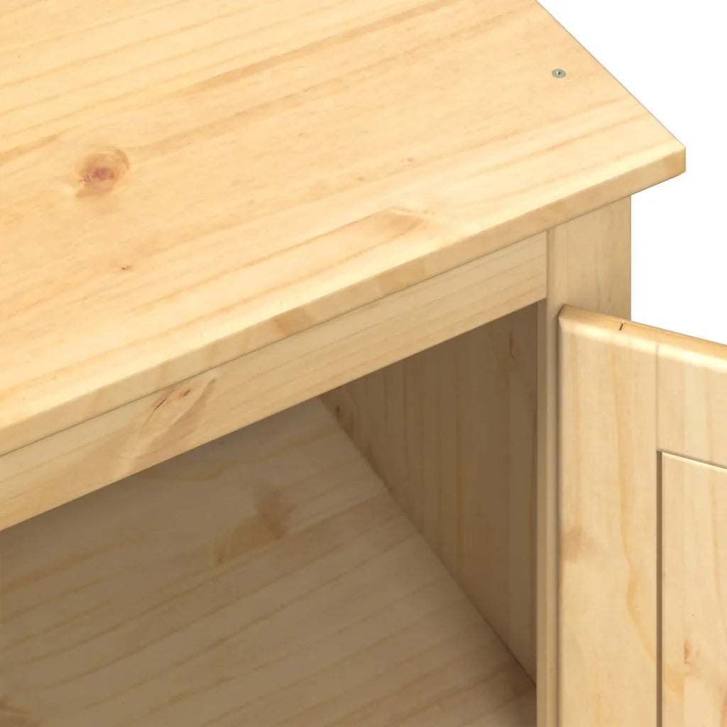 Armadio Corona 76x50x170 cm in Legno Massello di Pino 4002769