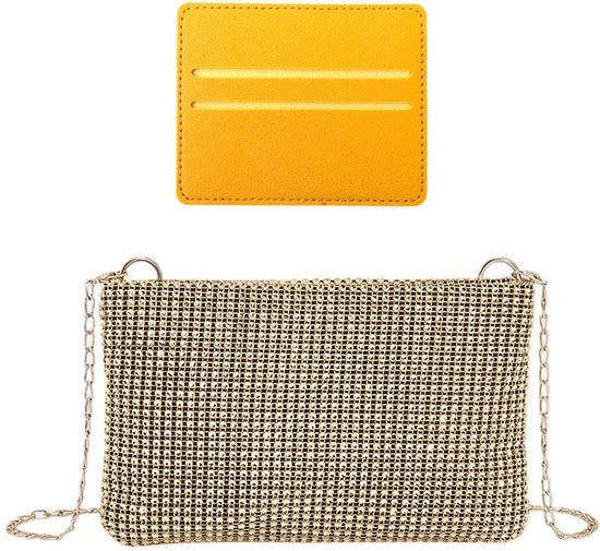 Porta clutches per donna, 1 supporto per carta, borsa donna, borsa da sera per donna, borsa glanzente per donna
