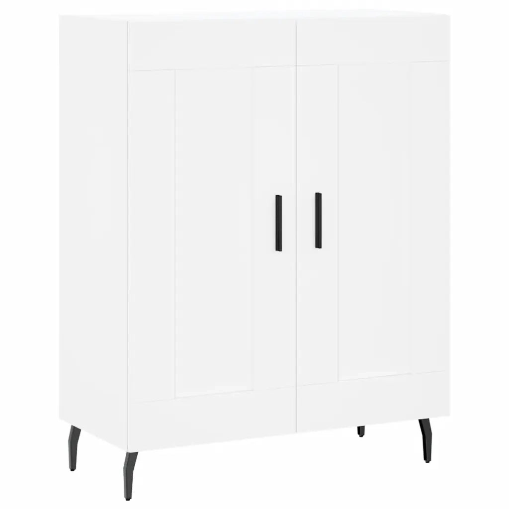 Credenza-Buffet-Armadio da cucina Bianca 69,5x34x90 cm in Legno Multistrato 206680