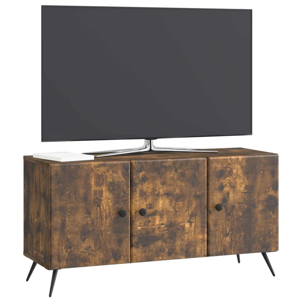 Mobile TV-Credenza per TV Rovere Fumo 99 x 34,5 x 50 cm Legno ingegnerizzato 764284