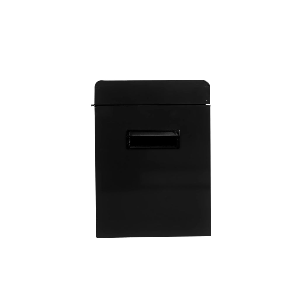 CARRELLO PORTAATTREZZI CON 5 CASSETTI, RUOTE, ACCIAIO NERO