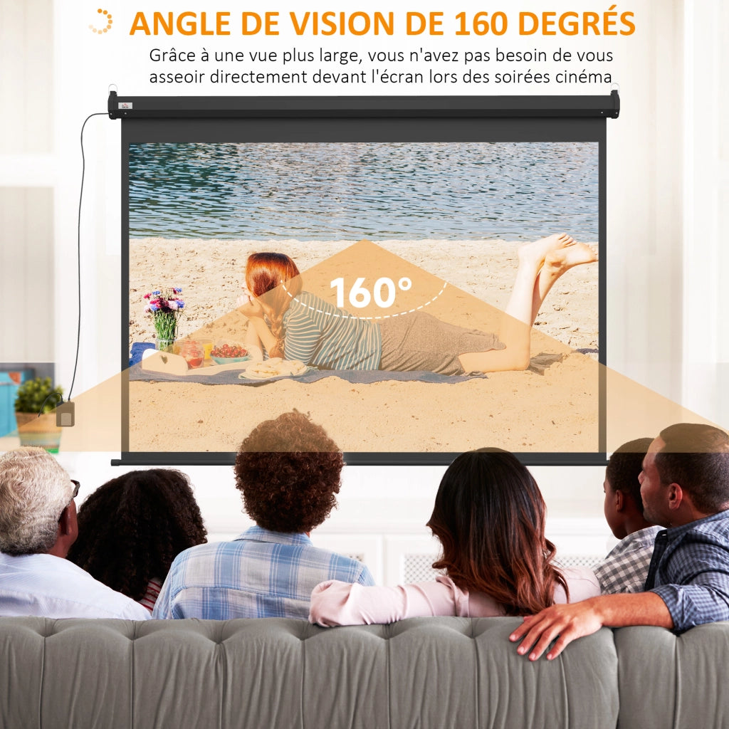 Schermo per Videoproiettore 100 Pollici ¨C Minimal ¨C 4:3 4K HD Motorizzato Elettrico