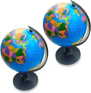 Sfera Geografica Mobiliabile Decorazione Ufficio Diametro 18 cm (Globo x2) - Mappa Geografica Spagnola Mundi