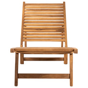 Lettino Prendisole in Legno Massello di Teak 316151