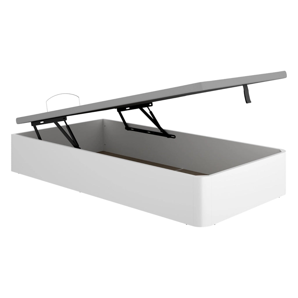 Arcata, Letto Singolo Contenitore, Bianco