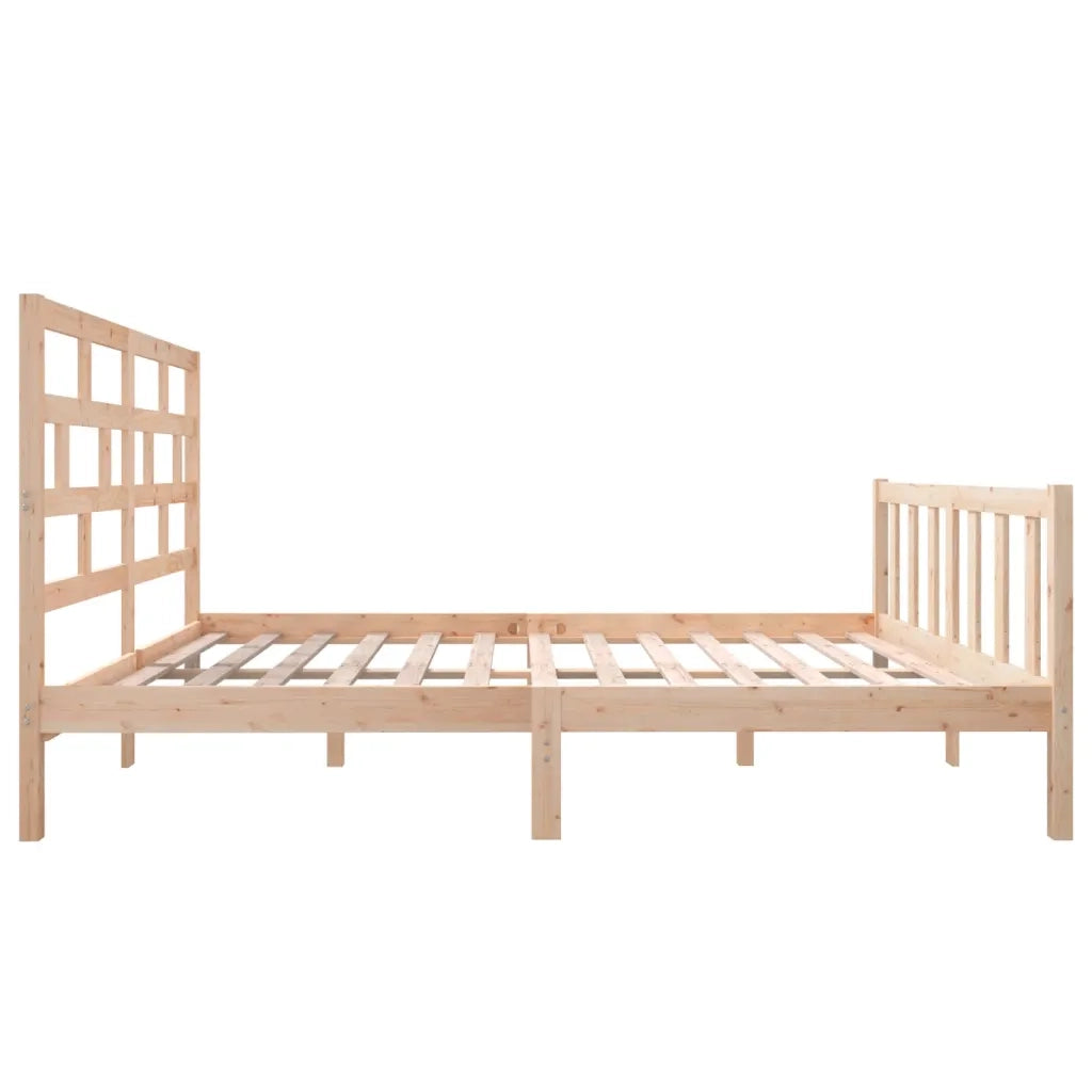 Giroletto-Struttura Letto in Legno Massello di Pino 140x200 cm 759602