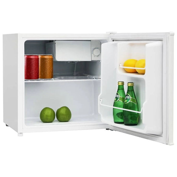 AKAI frigobar 55 litri, CUBE56W-R, compatto, ideale per casa e piccoli spazi, frigo campeggio, mini frigo bar