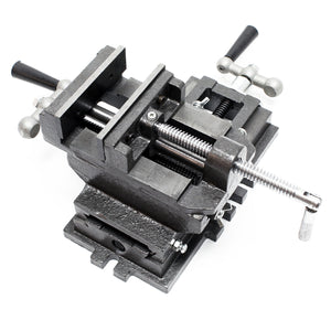 Morsa da macchina a due assi 100mm Tavolo a croce per banco da lavoro o da fresatura