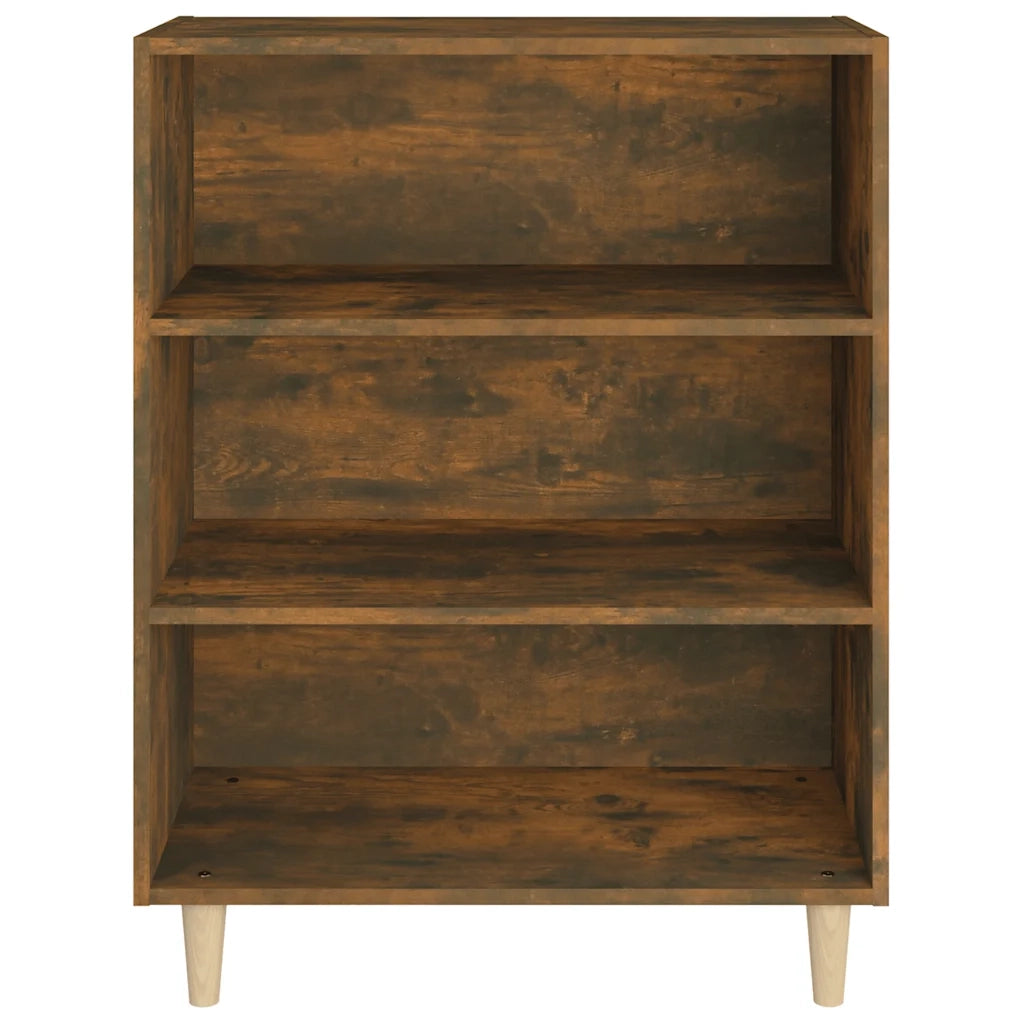 Credenza | Madia | Buffet da pranzo | Armadio da pranzo Rovere Fumo 69,5x32,5x90 cm in Legno Multistrato
