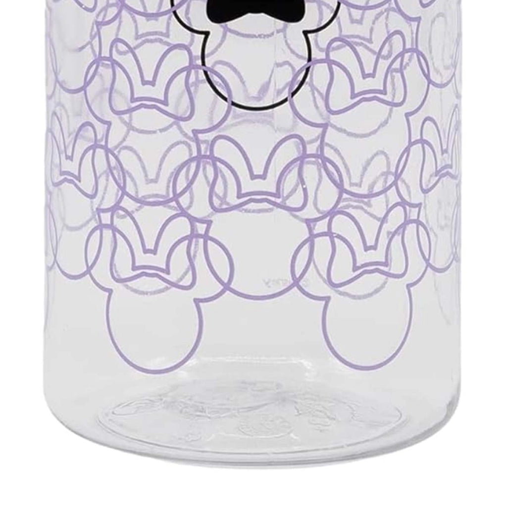 Bottiglia d'acqua riutilizzabile da 850 ml per bambini con tappo a tenuta stagna Bianco Minnie Mouse