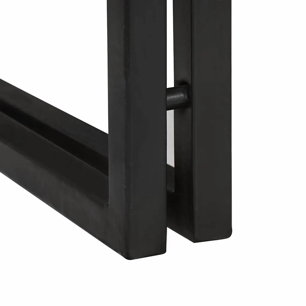 Tavolino con cassetto 30 x 30 x 40 cm Legno di Acacia Massello 4016717