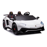 Tecnobike Shop - Auto Elettrica per Bambini Lamborghini SVJ 24V Full- 2 Posti Big - Bianco