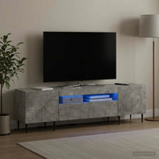 Mobile TV LED Grigio Cemento Legno ingegnerizzato 896908