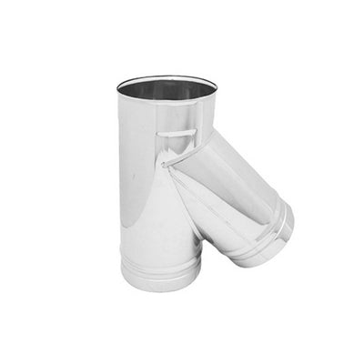BRAGA IN ACCIAIO 316L A 135  ° PER CANNE FUMARIE- Diam. 250- DK- pezzi 1