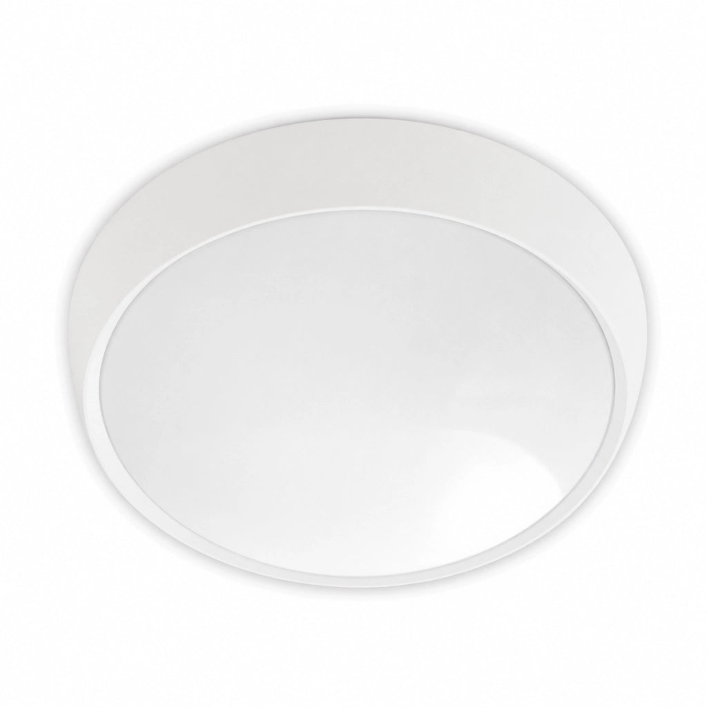 PLAFONIERA TONDA CON PORTALAMPADA E27 PARETE/SOFFITTO SONJA- - 3xE27 max 3x20w - ø mm.300x100 - colore bianco - 1 pezzi AIRAM