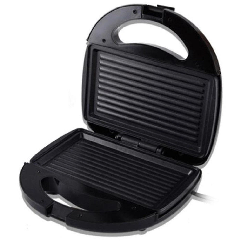 Trade Shop - Piastra Panini Toast Bistecchiera Tostapane Griglia Grill Sandwich 750w Q-hb001 -