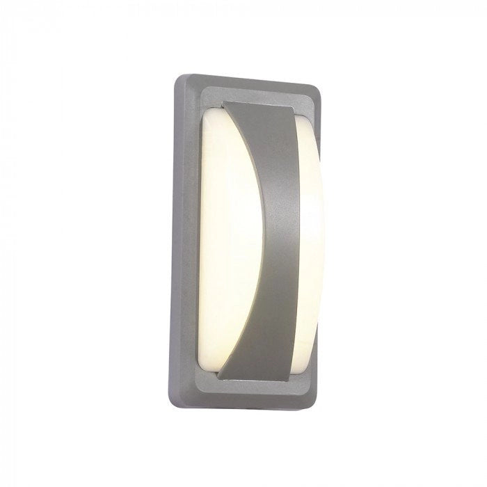 V-TAC VT-8058 Lampada LED da Muro Rettangolare 12W Colore Grigio 4000K IP65 SKU 8246