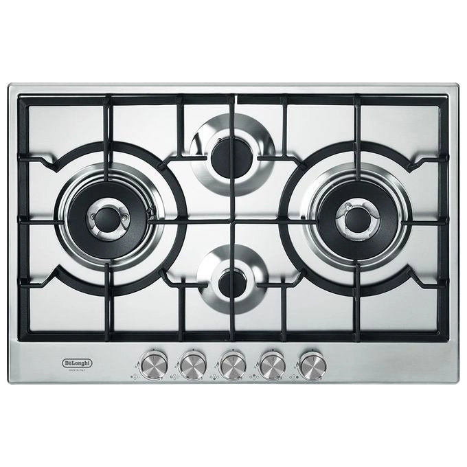De’Longhi NSL 475 X piano cottura Acciaio inossidabile Da incasso 75 cm Gas 4 Fornello(i)