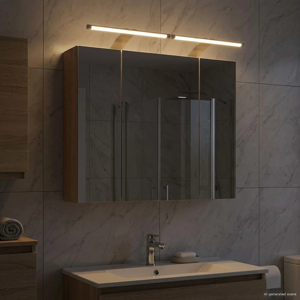 Mobiletto per specchio da bagno Rovere Sonoma 60 x 14,5 x 50 cm
