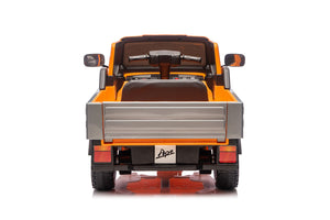 Macchina Elettrica per Bambini Licenza Piaggio Apecar 12V Arancione