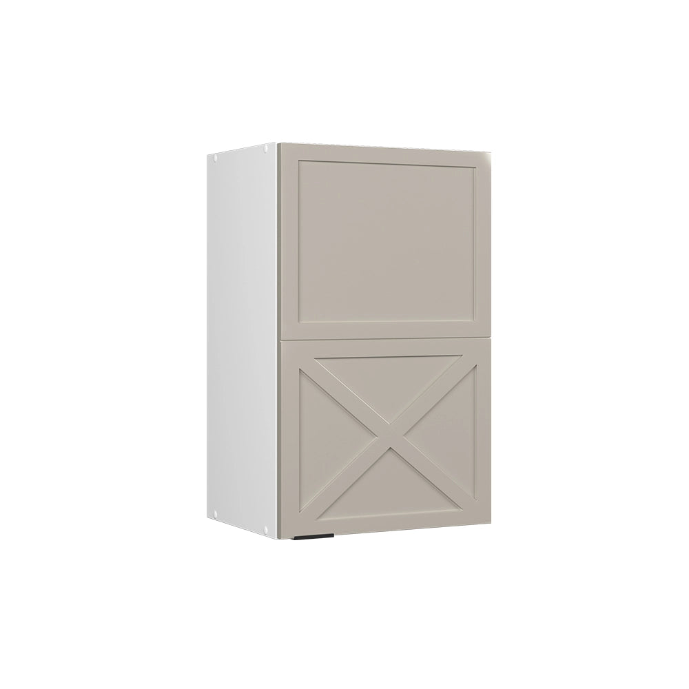 Pensile da cucina Fame-Line GrigioBeige/Bianco 45 cm Vicco