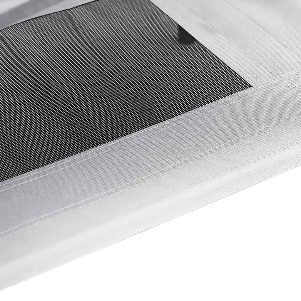 Letto per Cani Grigio Argento 122 x 93 x 106,5 cm Acciaio CFW5279381
