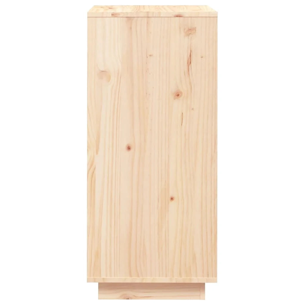 Scarpiera mobile contenitore per scarpe mobile per ingresso/corridoio/soggiorno 35 x 35 x 80 cm legno massello di pino marrone 02_0021352