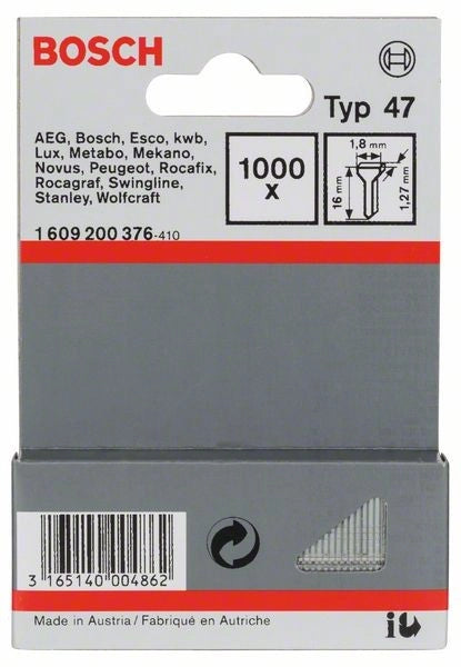 1609200376 - Chiodo tipo 47 1,8 x 1,27 x 16 mm