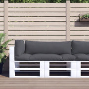 Cuscini per Pallet 3 pz Grigi in Tessuto 44652