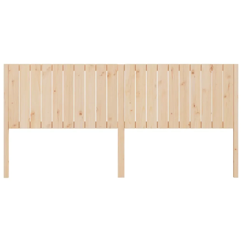Testiera per Letto 205,5x4x100 cm in Legno Massello di Pino 818890