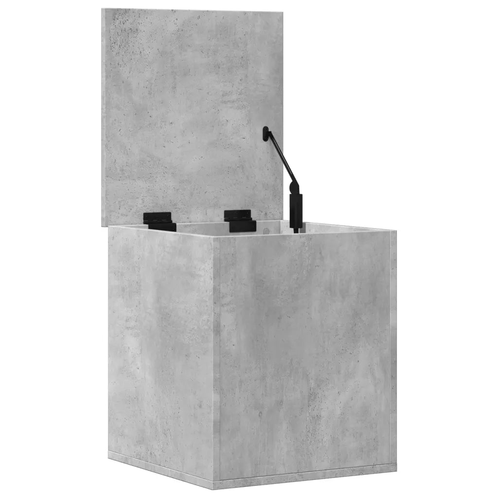 Contenitore Grigio Cemento 40x42x46 cm in Legno Multistrato 840649