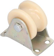 Rullo di guida in nylon pesante 50 mm - Cavo a nastro con guaina di 2,5 mm - Per apparecchiature meccaniche - Porte/Fineestre - Alta qualità