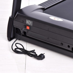 Tapis Roulant Elettrico Pieghevole 500W con Schermo LCD  Nero