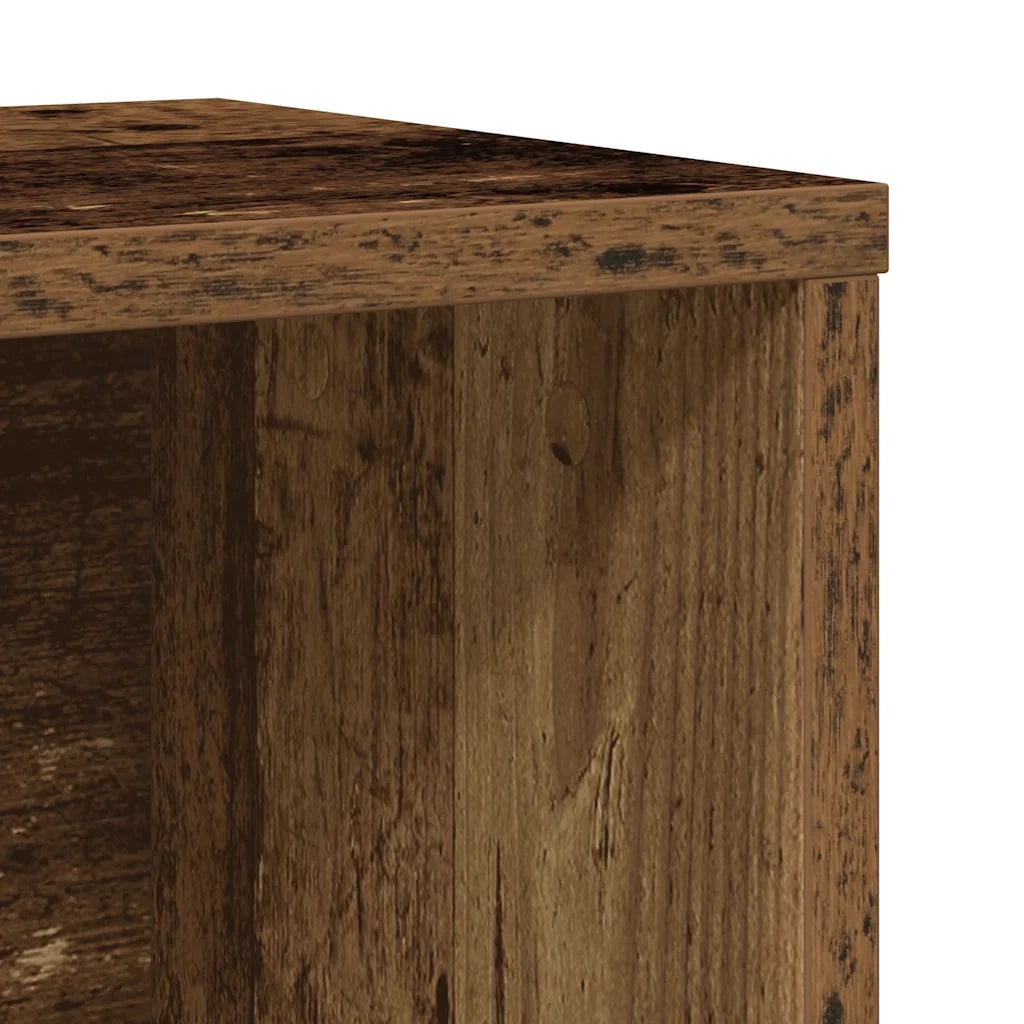 Libreria-Scaffale per Libri-Mobile di Stoccaggio Legno Vecchio 60x24x101,5 cm in Truciolato