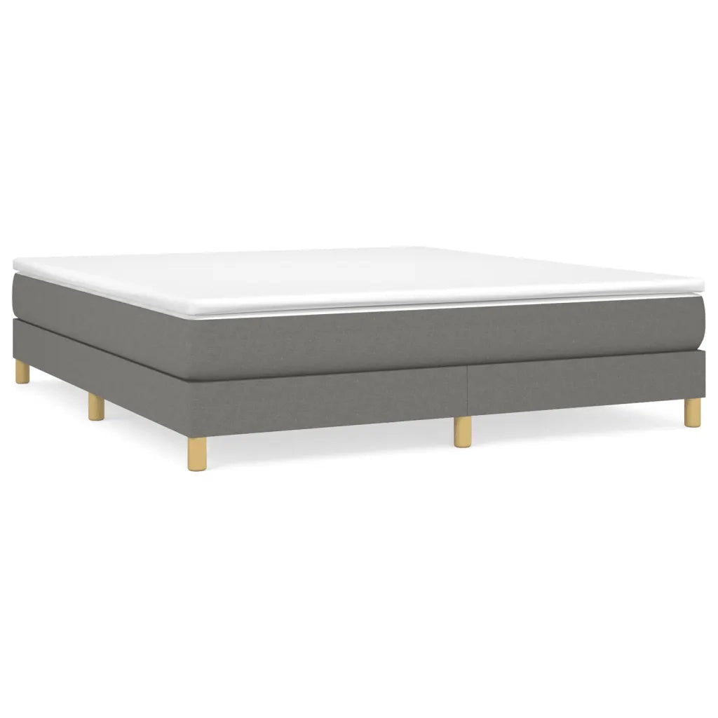 Struttura Letto a Rete a Molle Grigio Scuro 180x200 cm Tessuto 3120631