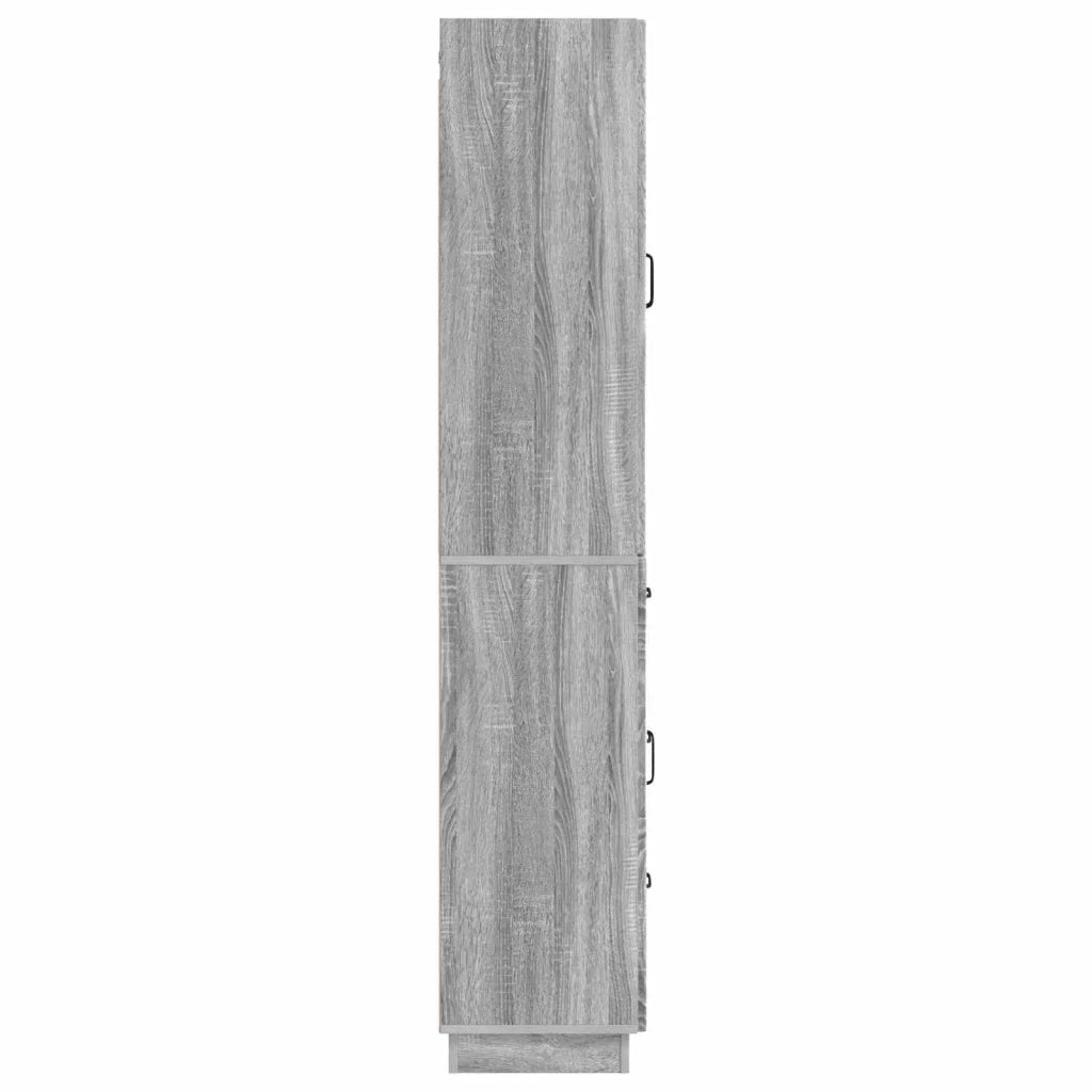Set di armadi 2 pz Sonoma grigio Legno ingegnerizzato 3416823
