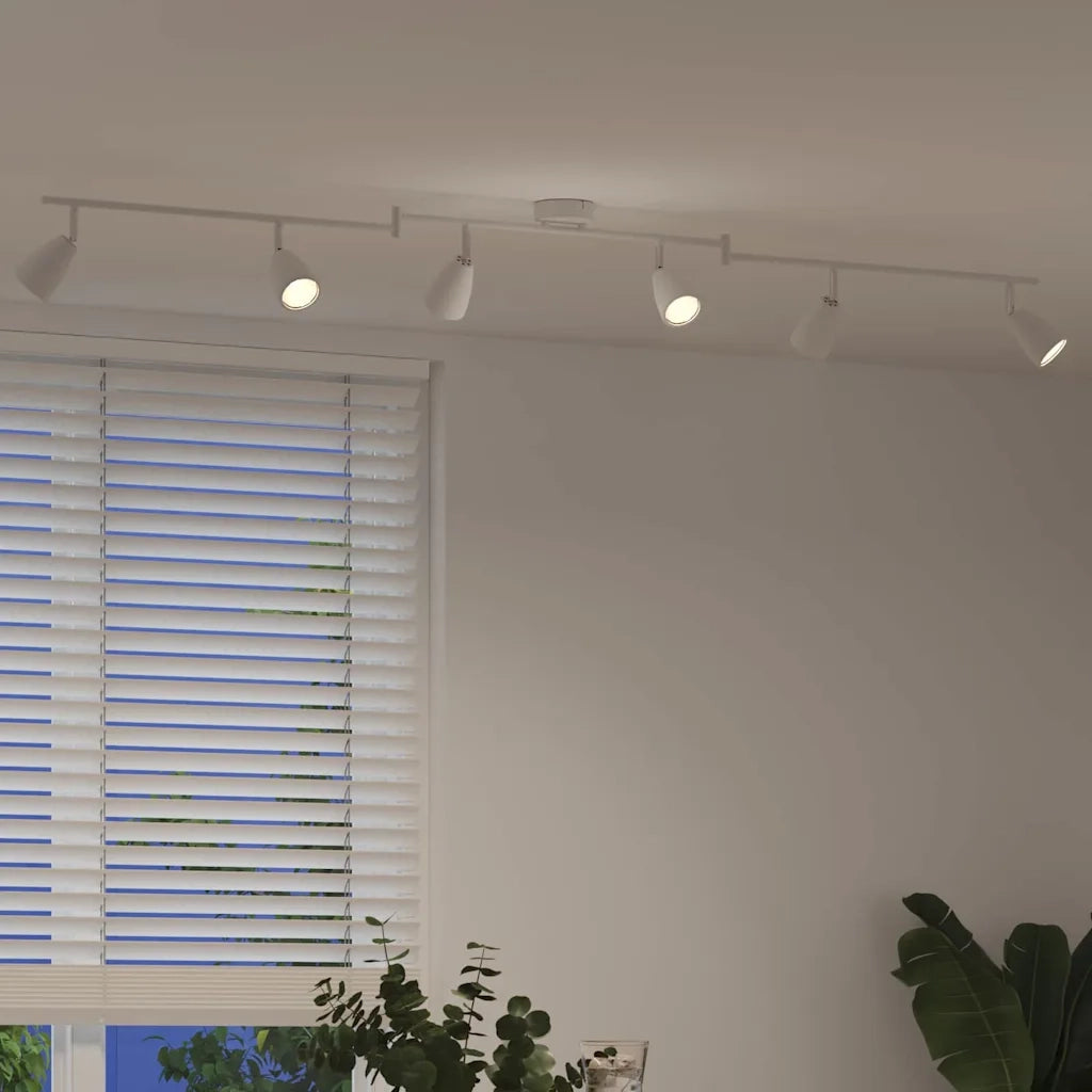 Faretto da soffitto Bianco 176,5 x 12,5 x 13,5 cm Metallo 4108216