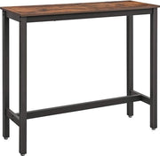 Banchetto deluxe - Rettilineo - Industriale - Banchetto per Interno e Esterno - Metallo e legno - 120x40x100cm