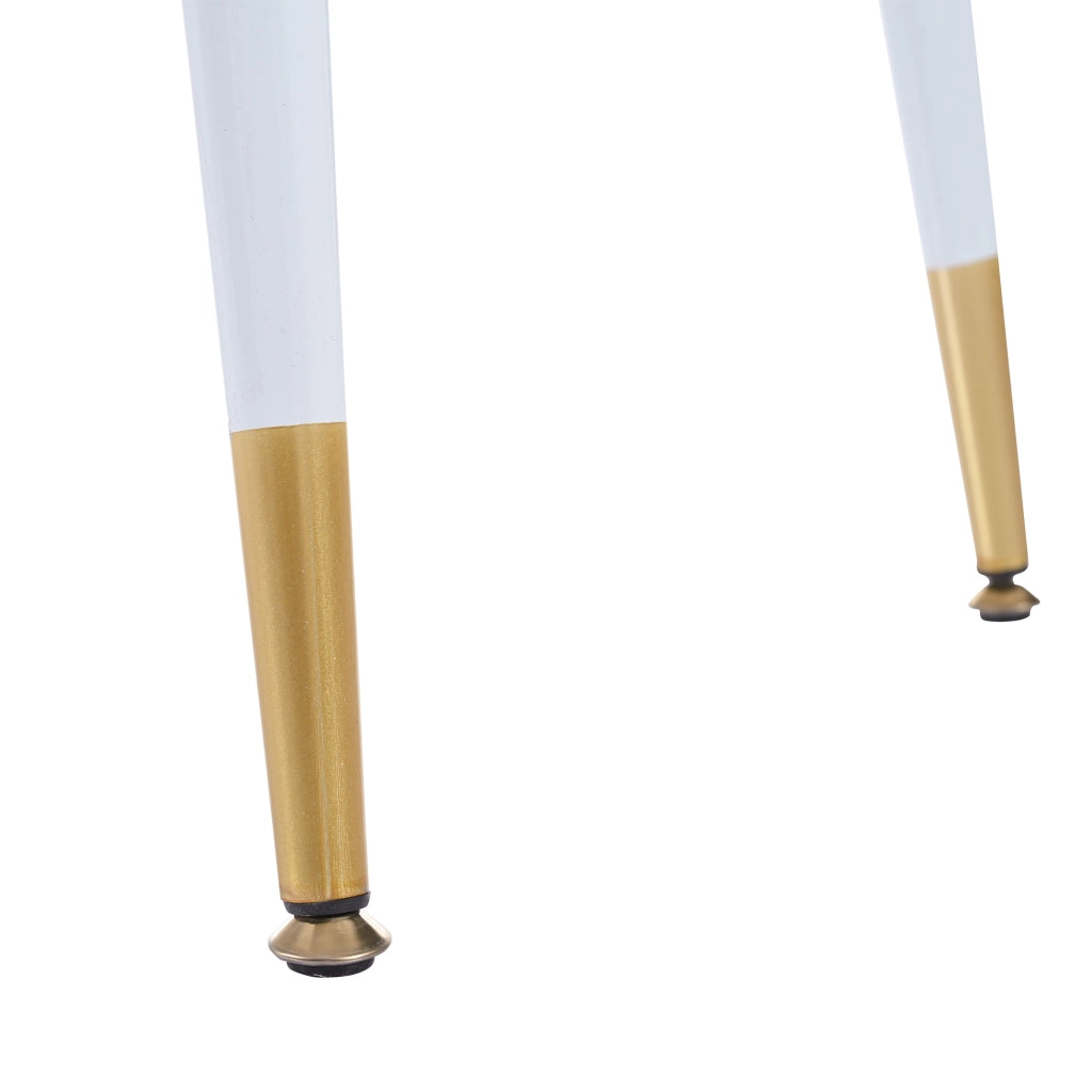 Toeletta con specchio LED e 1 cassetto - per camera da letto - 100x40x78 cm - bianco