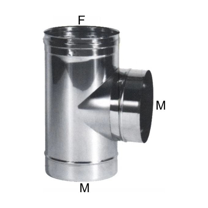 MARAL GOMITO T INOX 14 LATERALE M Acciaio Inox Aisi 316L Finitura Lucida Struttura Monoparete Fornito Senza Guarnizione colore Acciaio