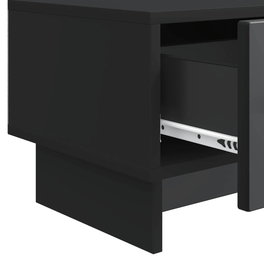 Mobile TV Nero 147 x 34,5 x 30 cm Legno ingegnerizzato 894016