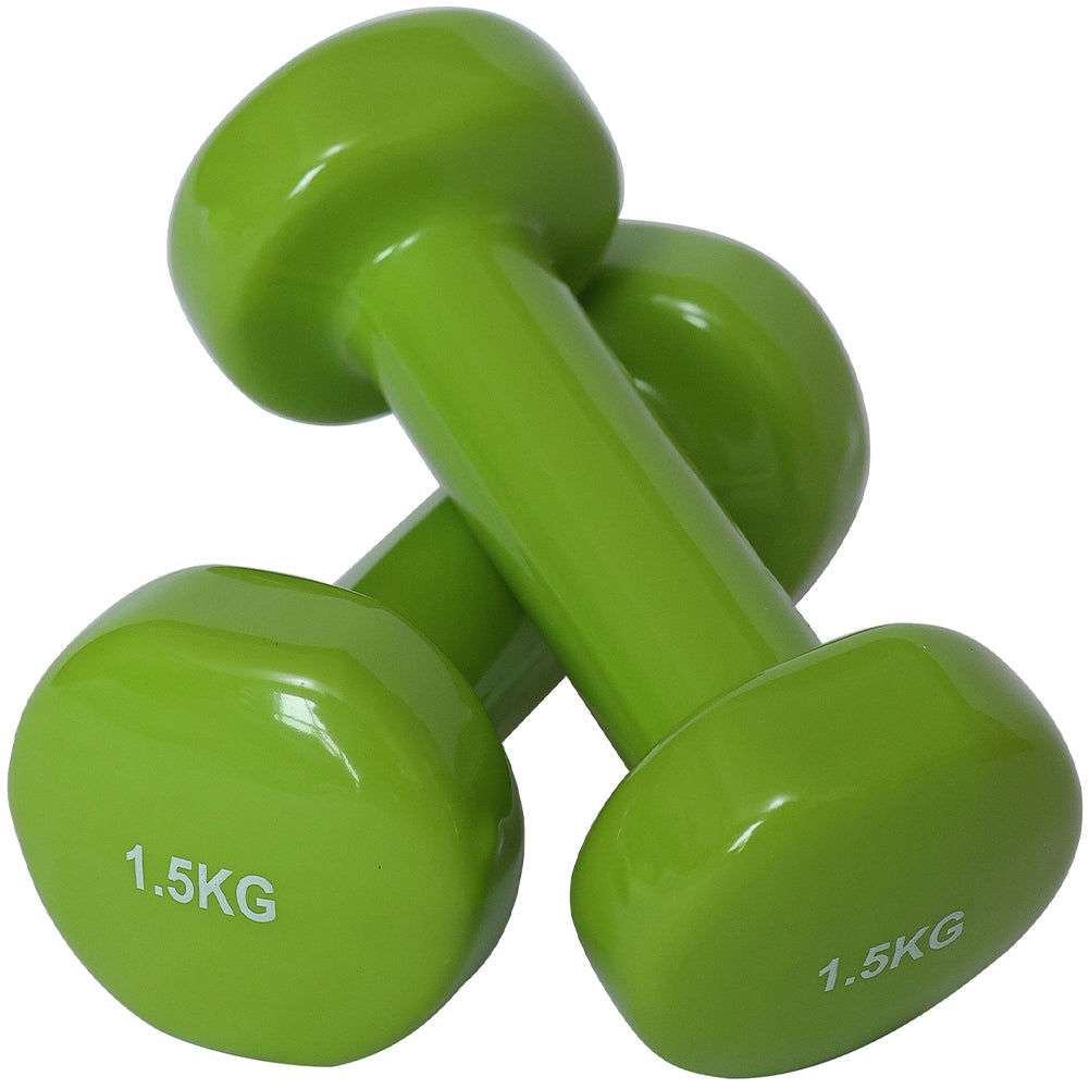 Set Manubri Palestra 6 Pesi Fitness con Valigetta 0.5kg 1kg 1.5kg colorati