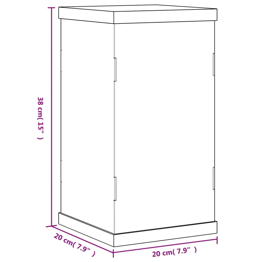 Scatola Espositiva Trasparente 20x20x38 cm in Acrilico CFW6433809