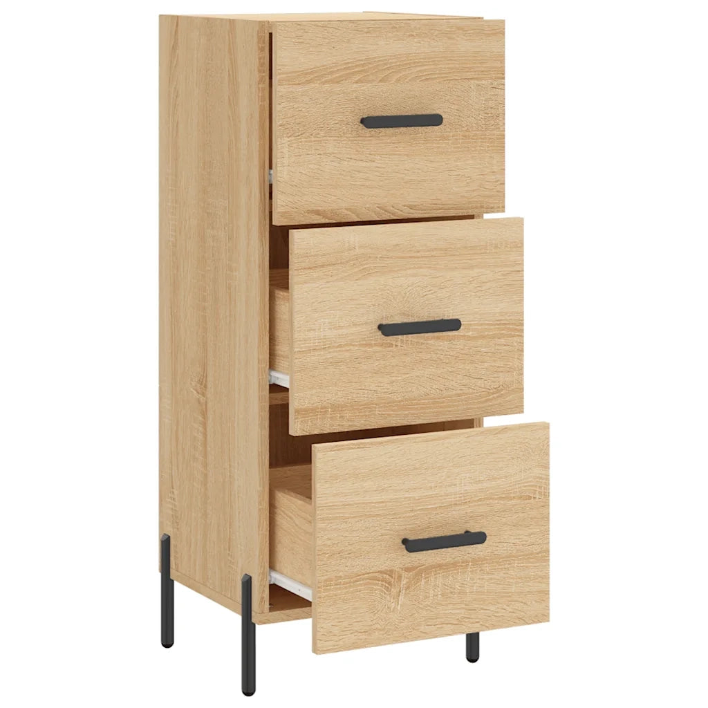 Credenza | Madia | Buffet da pranzo | Armadio da pranzo Rovere Sonoma 34,5x34x90 cm in Legno Multistrato
