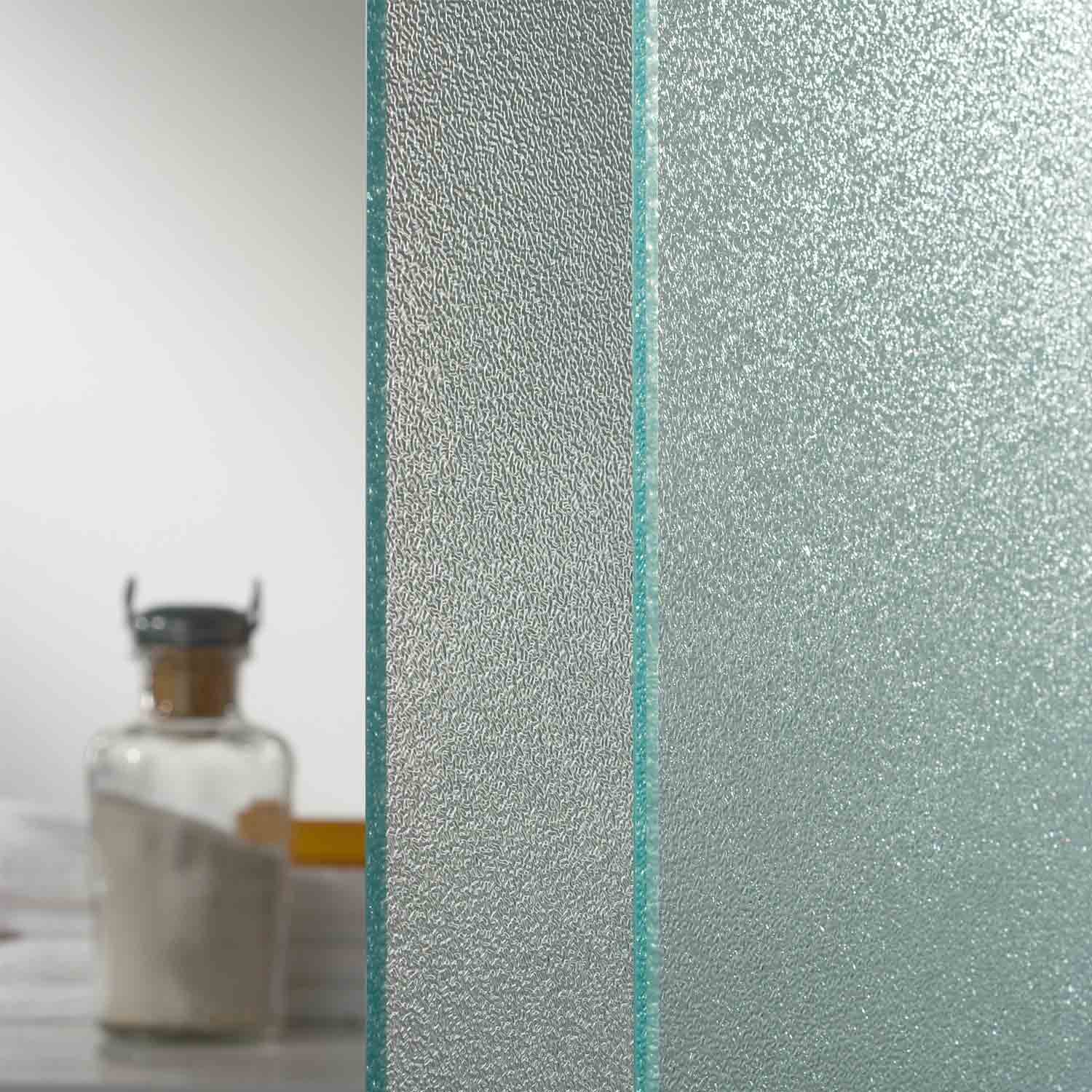 Box Doccia Angolare 90x150 cm 1 Anta Scorrevole in Cristallo Opaco 6mm H185 Fosterberg Kolding Duo