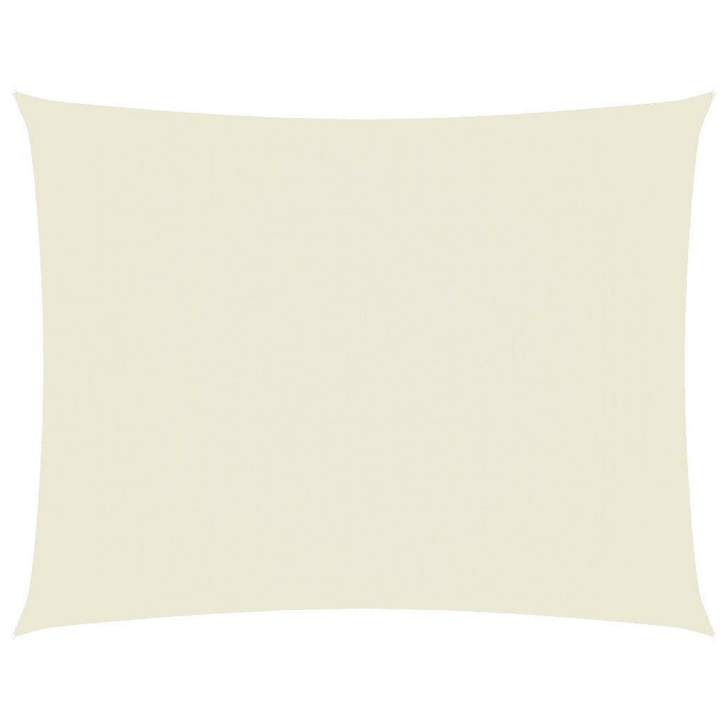 Parasole a Vela Oxford Rettangolare 4x6 m Crema 42299