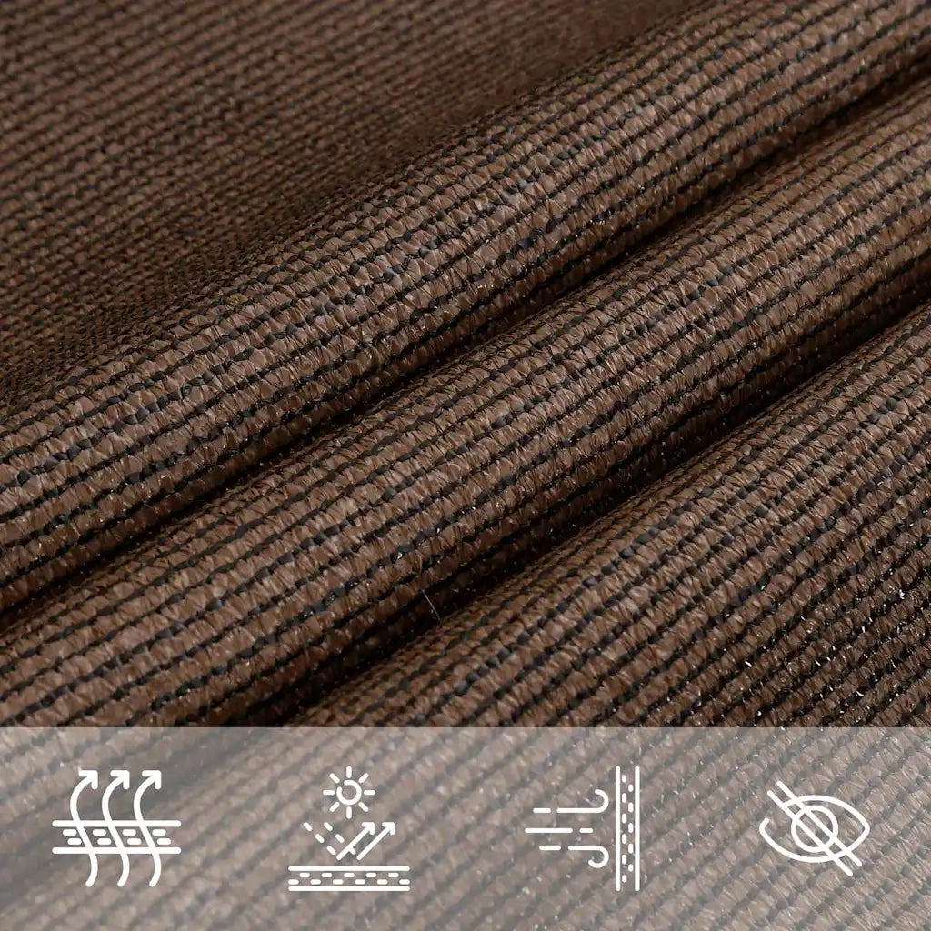 Vela Parasole 160 g/m² Marrone 3x4,5 m in HDPE 311788